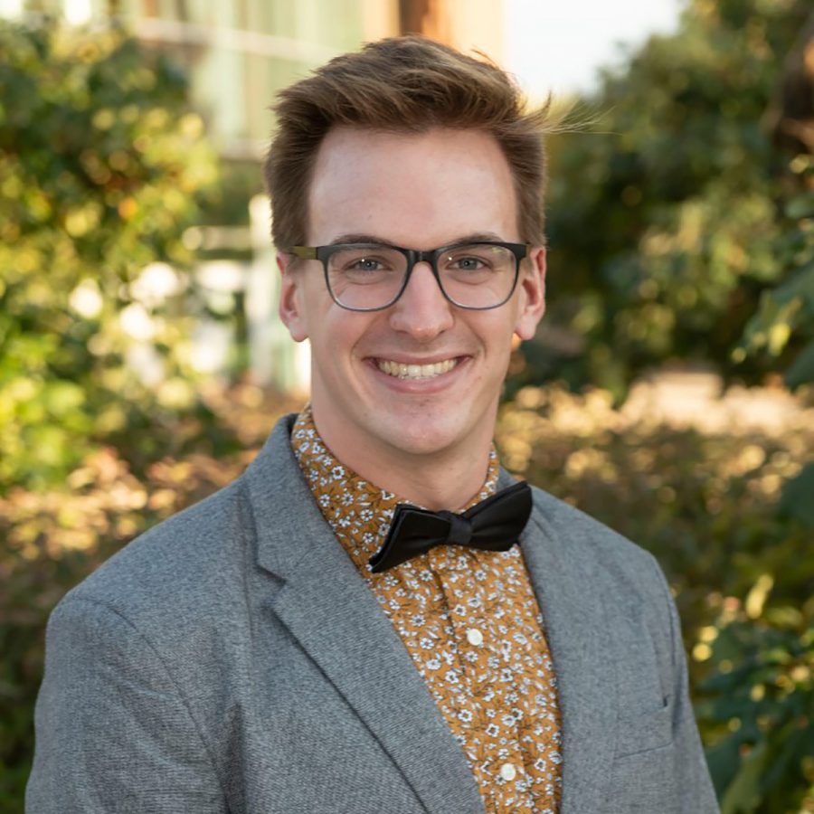 New Student Senate vice president, Brett Farmer