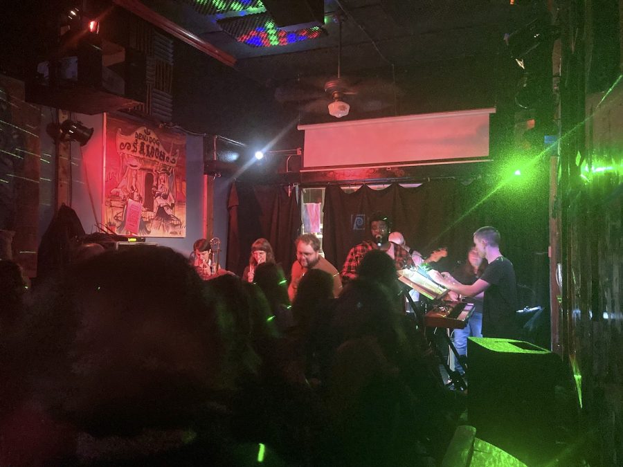 Uncommon Denominator played to a packed crowd at The Mousetrap Tavern.