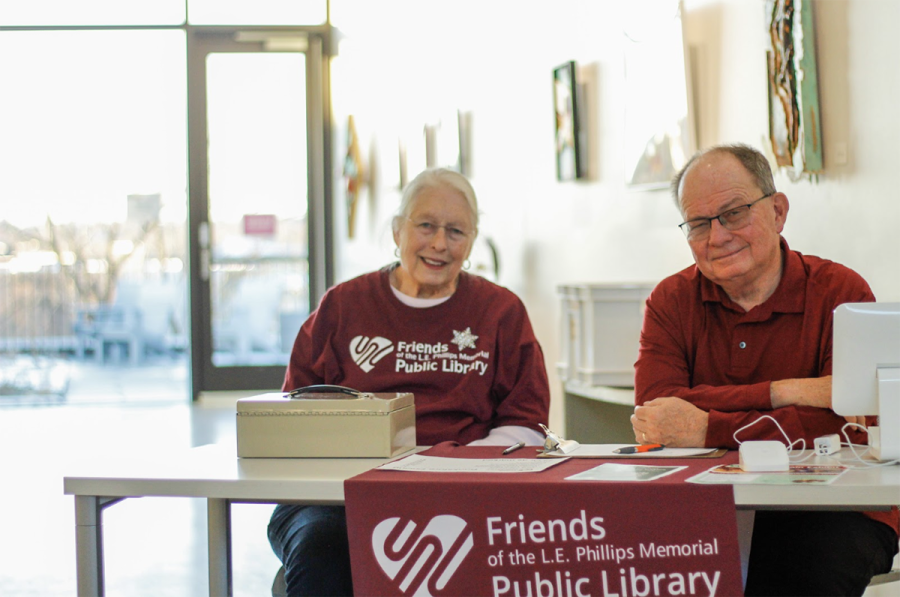 The Friends of the Library hosted its first book sale since the opening of the library’s renovated building this fall.
