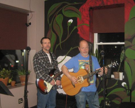 Jim Phillips and Robert Scarseth played live music on Thursday Dec. 1 at Racy D’lenes