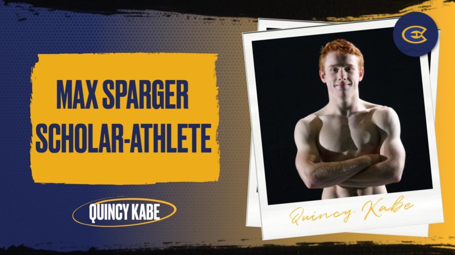 Kabe receives Max Sparger Scholar-Athlete Award
