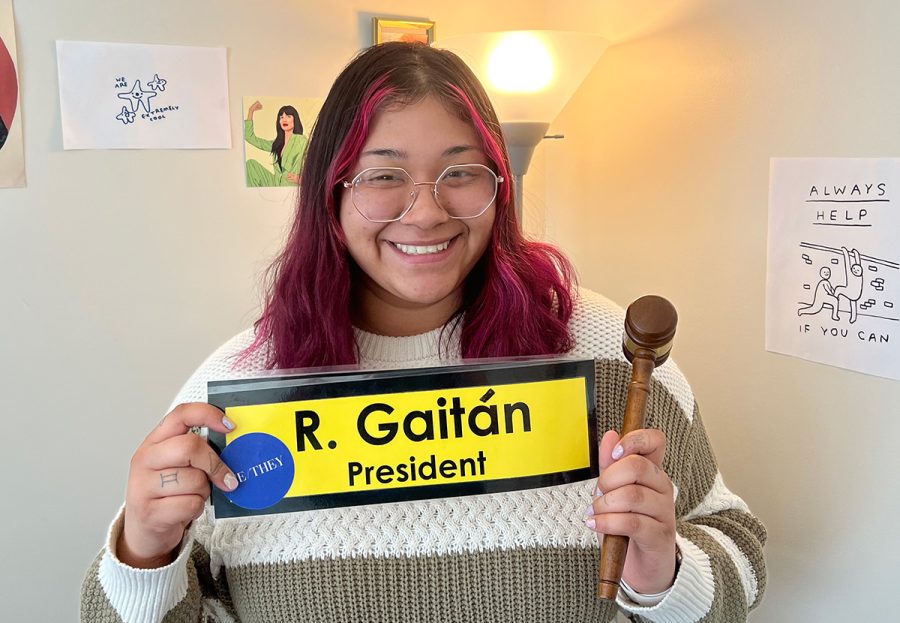 Rossellin Gaitán has served as a senator, the Communications Commission director and the president of Student Senate during her time at UW-Eau Claire.