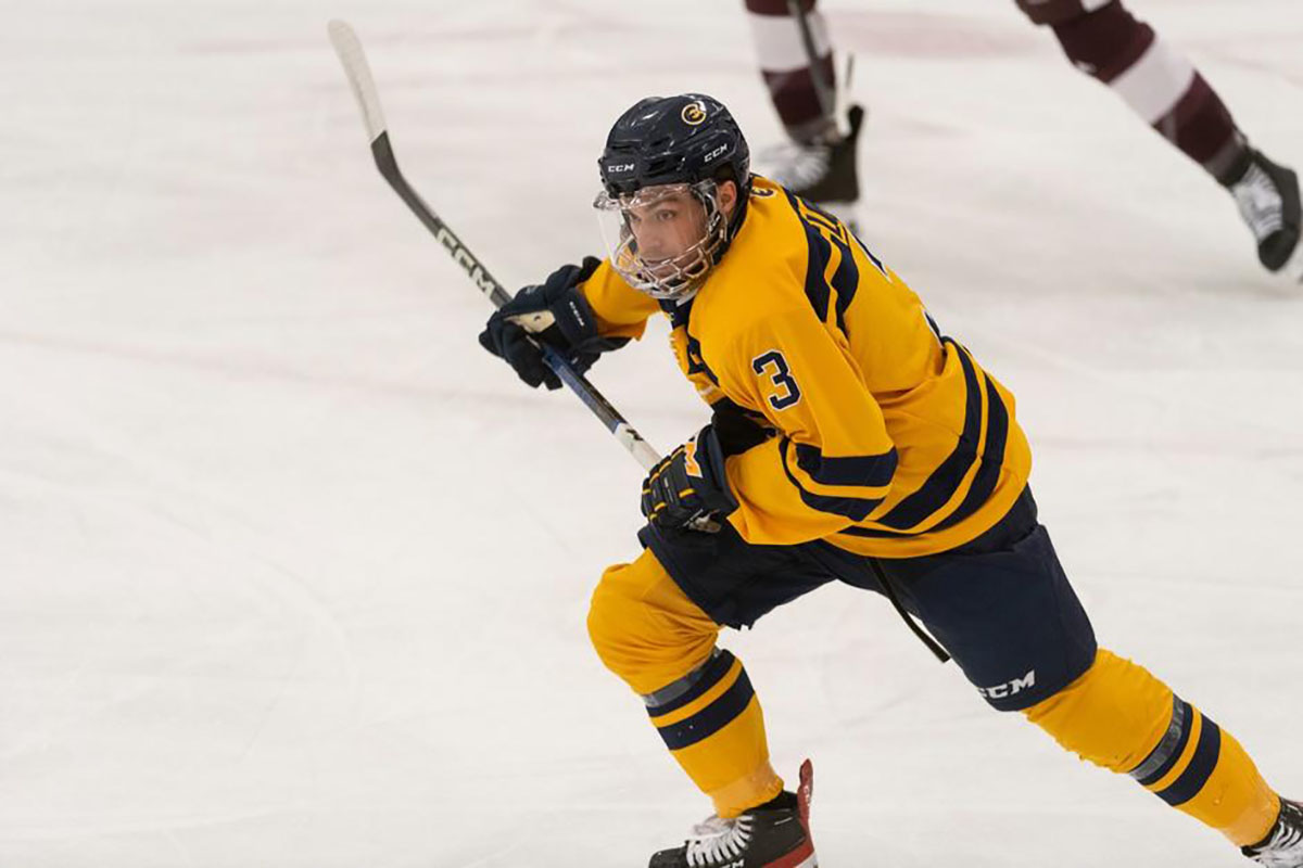 Hockey opens the season at home with a pair of wins. (Shane Opatz, UWEC Photography)
