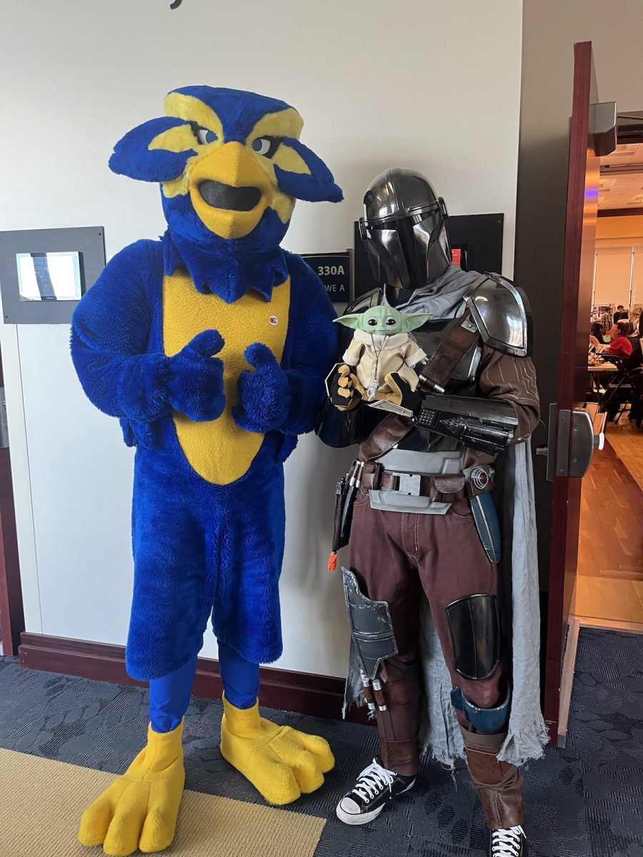 Blu was excited to have met the Mandalorian. 