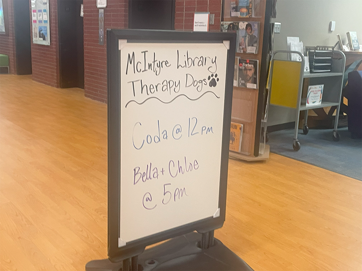 McIntyre Library is extending its hours and providing extra resources for students.