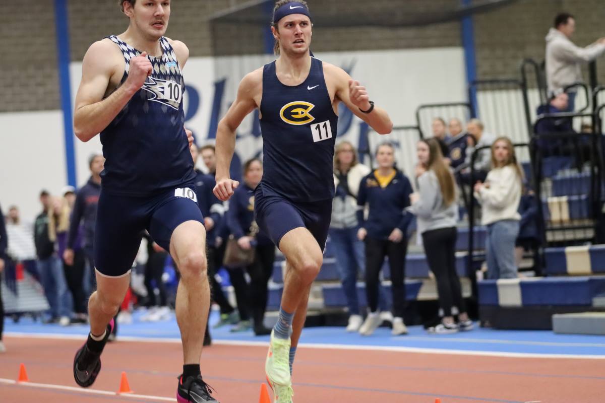 Stegeman is a nationally ranked athlete.
Photo used with permission from Dan Schwamberger, UWEC Cross Country/Track & Field.