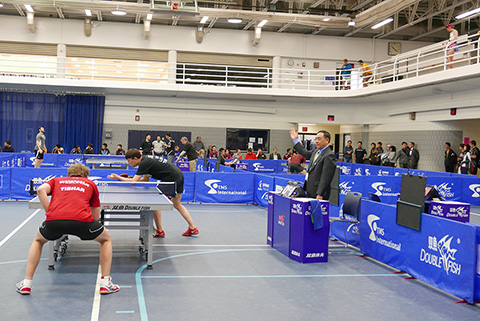 Over 250 of the best college table tennis players will be playing.
Photo used with permission from Jianjun Ji.