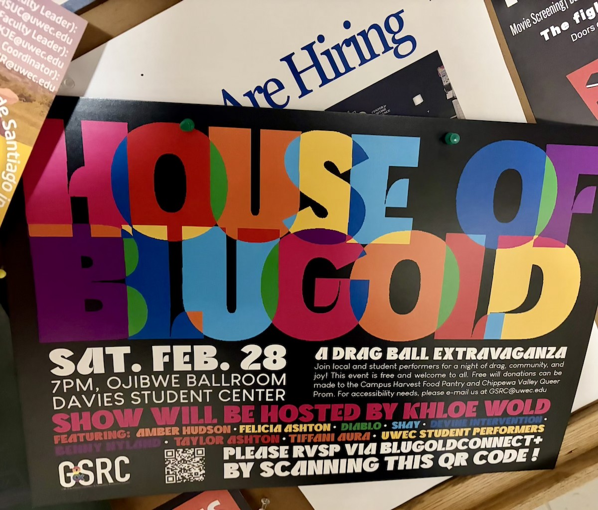  House of Blugold is set to take place at 7 p.m. on Feb. 28 in Davies Student Center’s Ojibwe Ballroom.