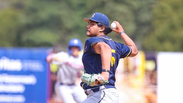 Pitcher Sebastian De La Toba is currently seventh in the WIAC in ERA at 3.07 for qualified pitchers. (Photo used with permission from Chico La Barbera)
