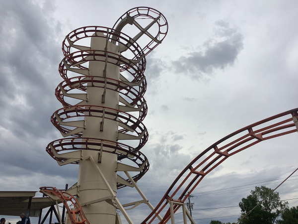 Swiss Toboggan, an extremely rare Chance Rides Toboggan, is one of Little Amerricka’s many utterly strange attractions, and terrible in the best possible way. 